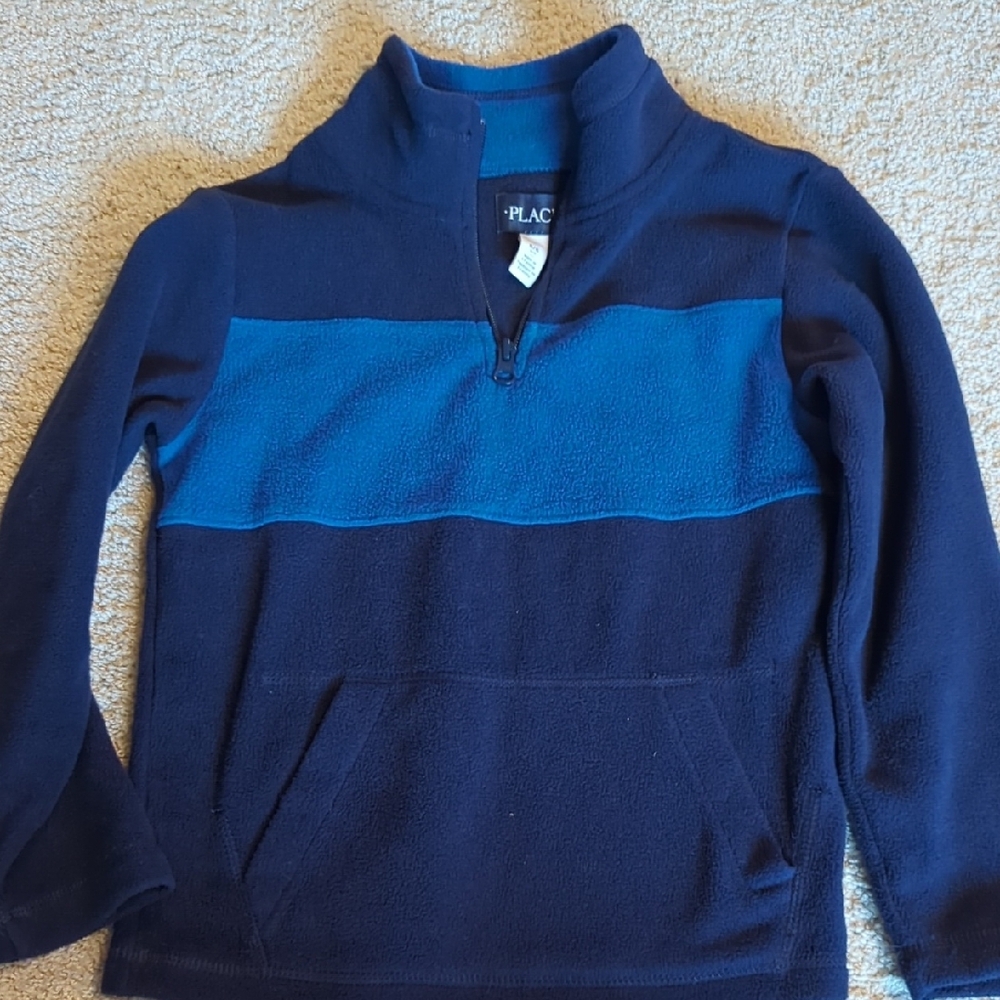 PLACE Kids Navy and Blue Sweater